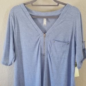 NWT Blue PerSeption Concept Top - Size XL